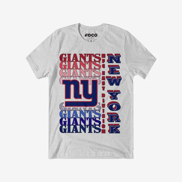 New York Giants T-shirt avec mot-symbole dégradé