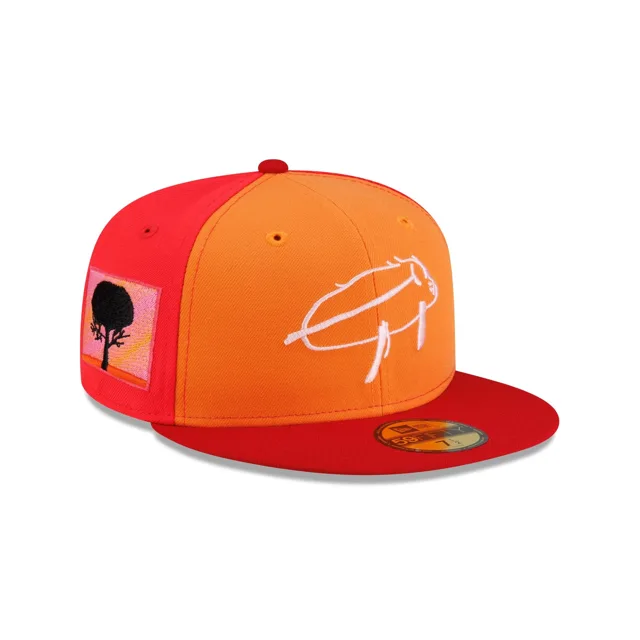 Buffalo Bills Billustration par Isaac 59FIFTY Chapeau ajusté