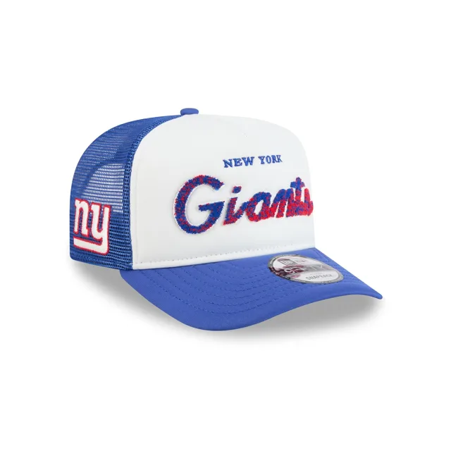 New York Giants Fade Script 9FIFTY Casquette de camionneur A-Frame