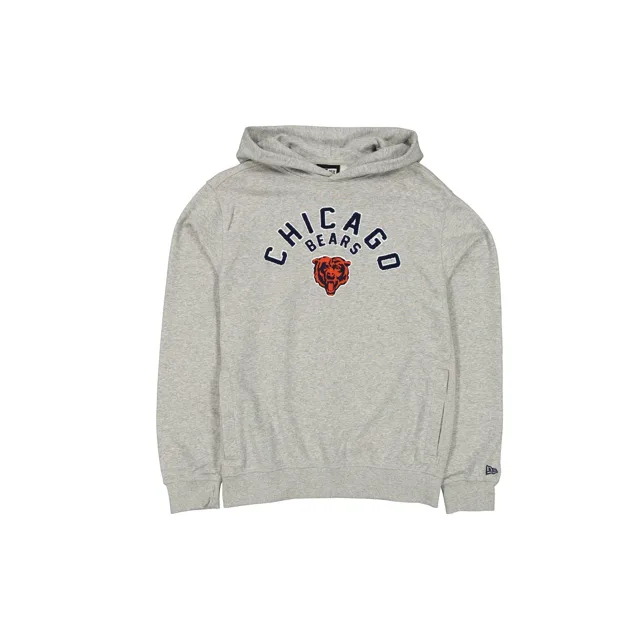 Chicago Bears Sport Night Sweat à capuche gris chiné