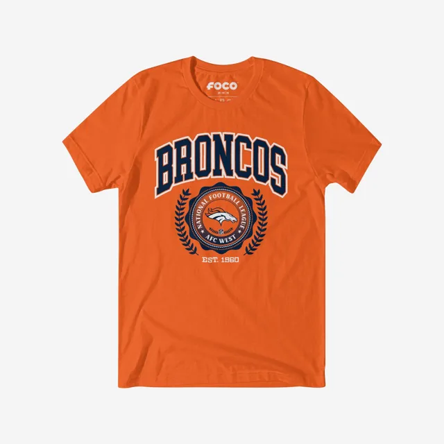 T-shirt à écusson de l'équipe Denver Broncos