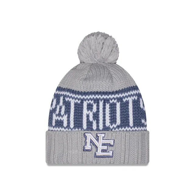 New England Patriots 2026 Rivalries Bonnet en tricot à pompon pour femme