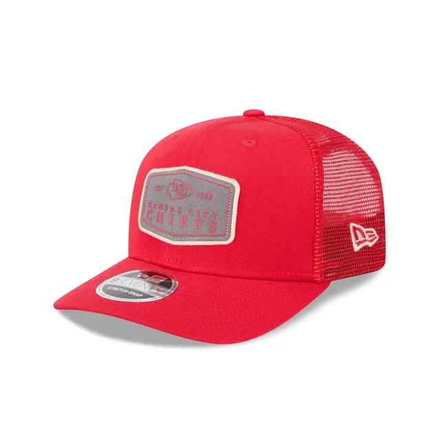 Chapeau à bouton-pression extensible étiqueté Kansas City Chiefs 9SEVENTY