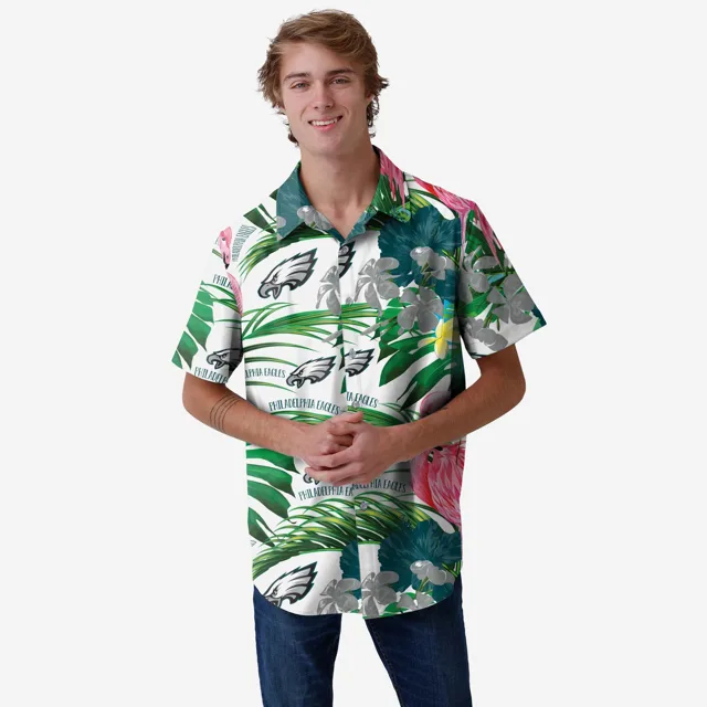 Philadelphia Eagles Chemise boutonnée flamant rose