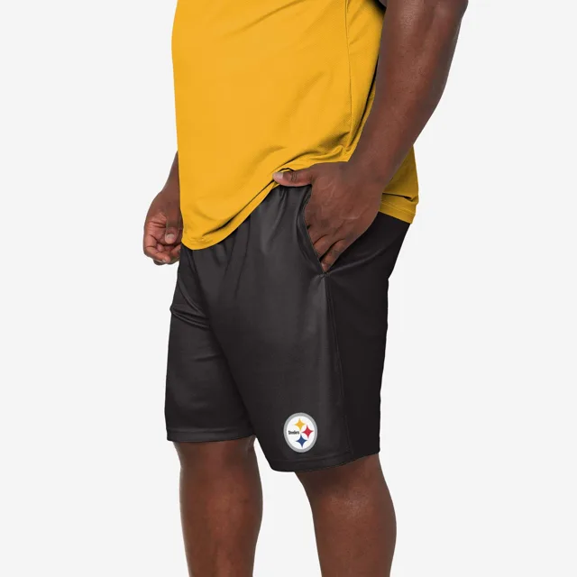 Short d'entraînement d'entraînement d'équipe Pittsburgh Steelers