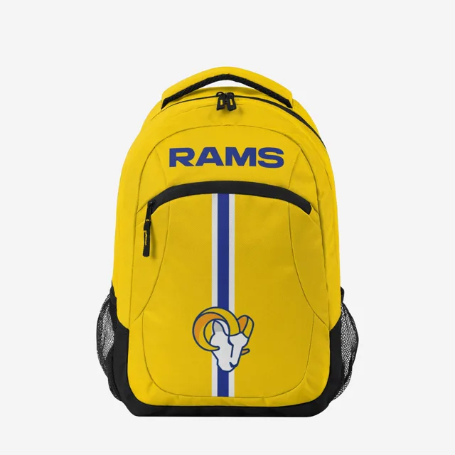 Los Angeles Rams Sac à dos d'action de couleur alternative jaune
