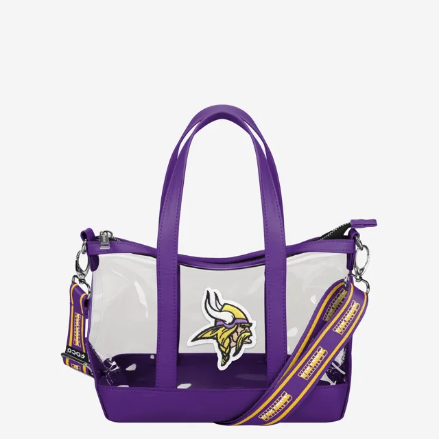 Minnesota Vikings Mini sac fourre-tout transparent à bandoulière