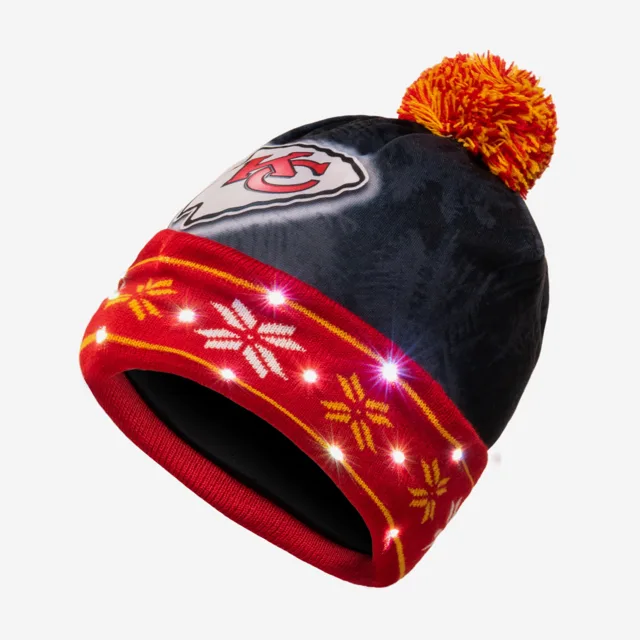 Bonnet lumineux Kansas City Chiefs avec grand logo
