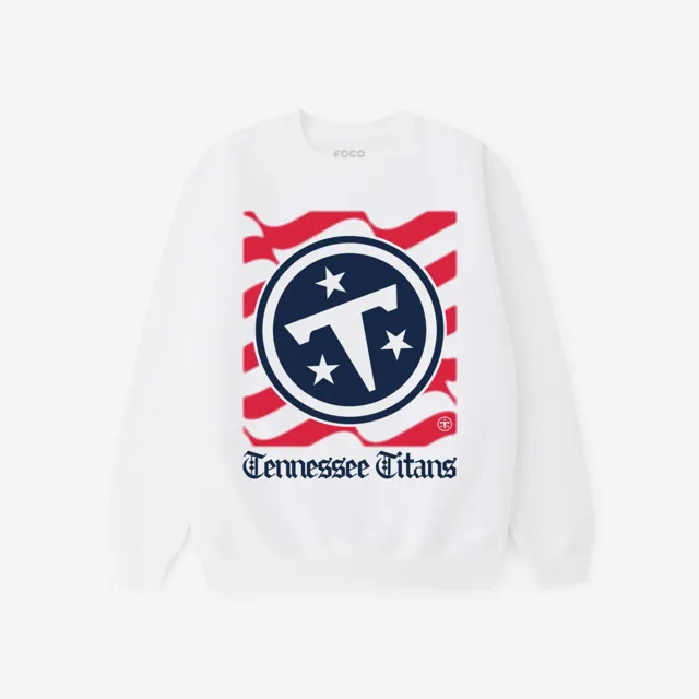Tennessee Titans Sweat-shirt à col rond avec logo American Heritage