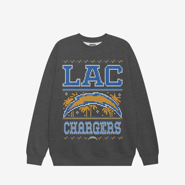 Los Angeles Chargers Sweat-shirt à col rond des fêtes