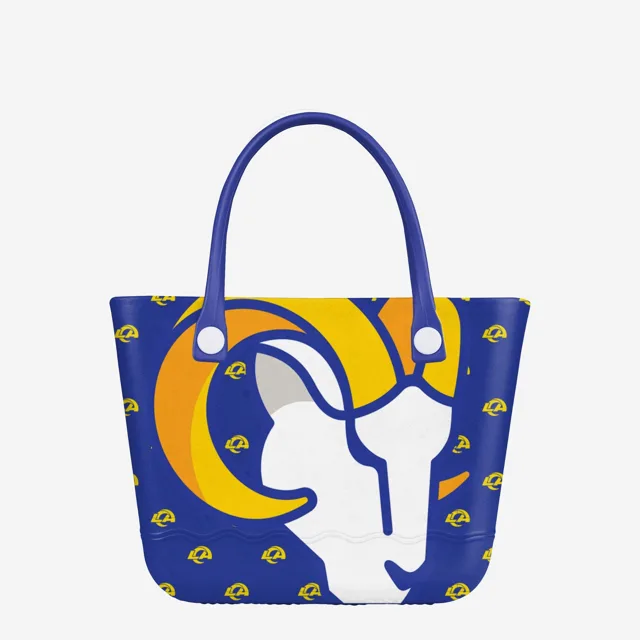 Los Angeles Rams Grand logo Mini sac fourre-tout à hayon imprimé