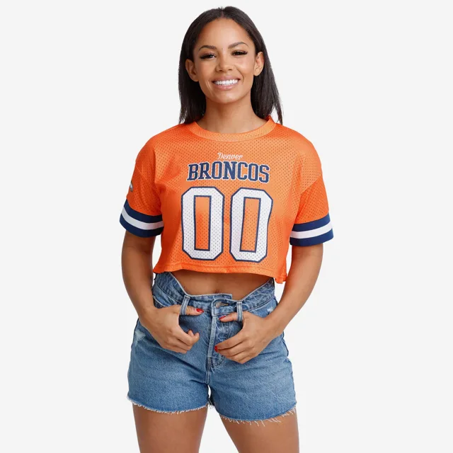 Denver Broncos Haut court en maille Gameday pour femme