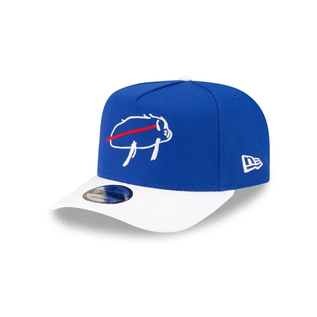 Buffalo Bills Billustration Casquette Snapback à visière blanche 9FIFTY A-Frame