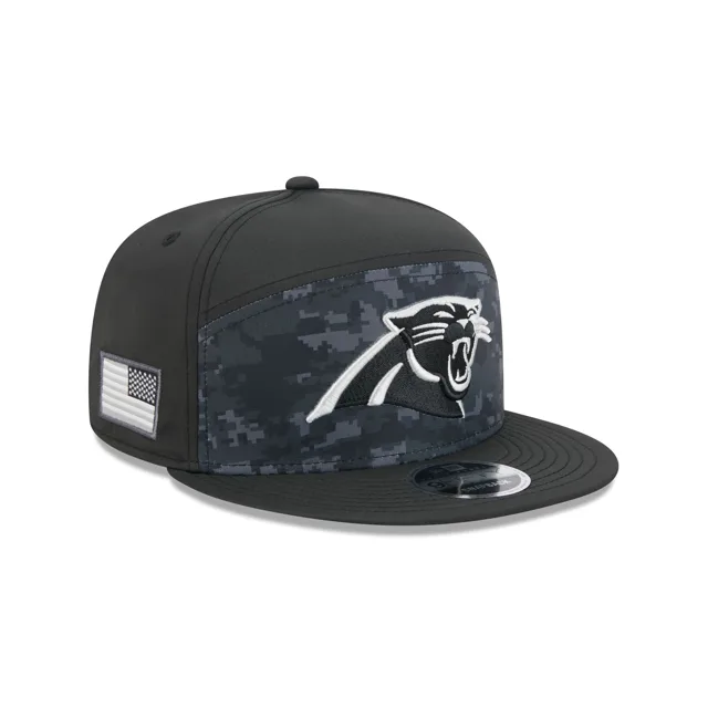 Carolina Panthers 2026 Salut au service Panneau divisé 9FIFTY Snapback Hat