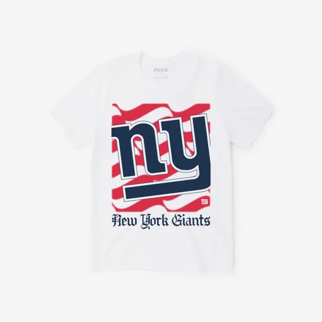 New York Giants T-shirt avec le mot-symbole du patrimoine américain