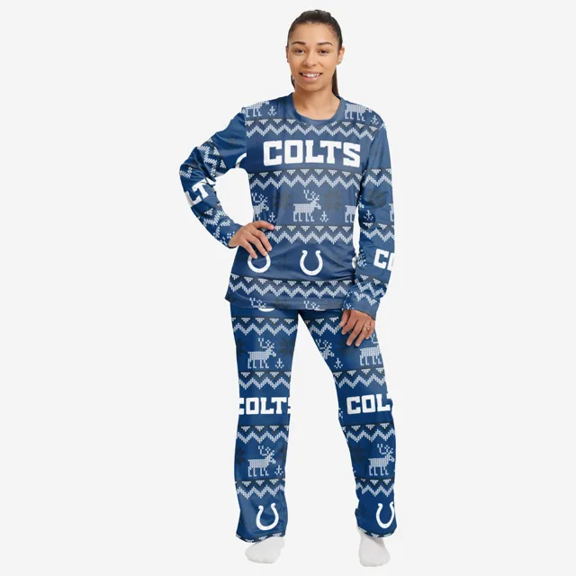 Indianapolis Colts Pyjama de vacances en famille à motif laid pour femme