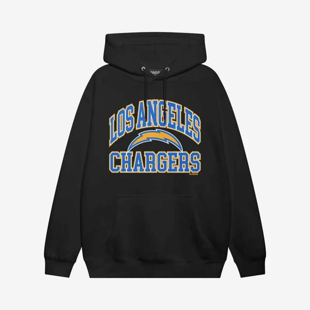Los Angeles Chargers Sweat à capuche avec mot-symbole arqué