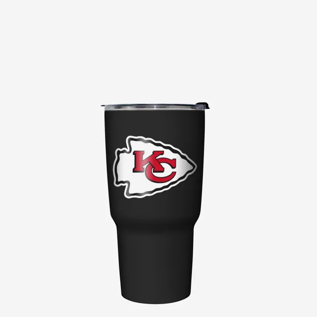Kansas City Chiefs Super Bowl LVIII Gobelet en acier inoxydable noir 27 oz