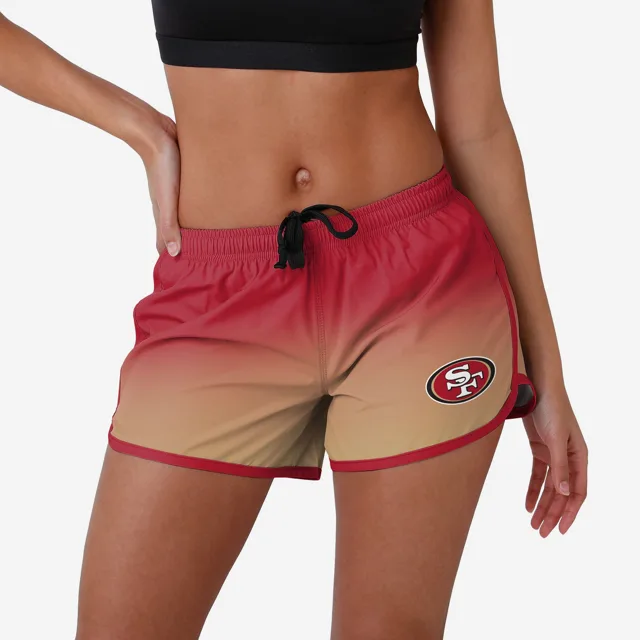 San Francisco 49ers Short de course dégradé pour femmes