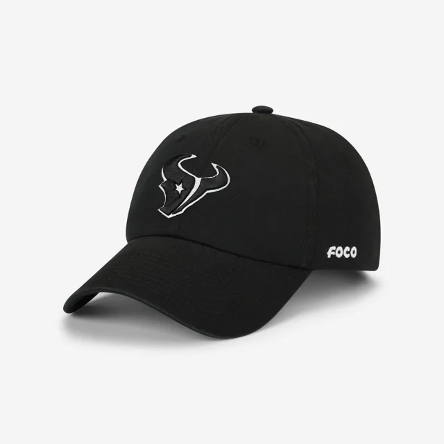 Casquette décontractée noire et blanche Houston Texans