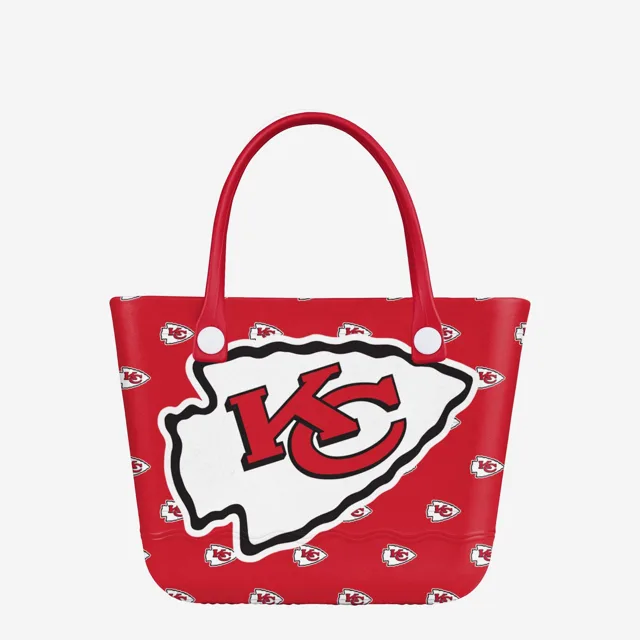 Kansas City Chiefs Grand logo Mini sac fourre-tout à hayon imprimé