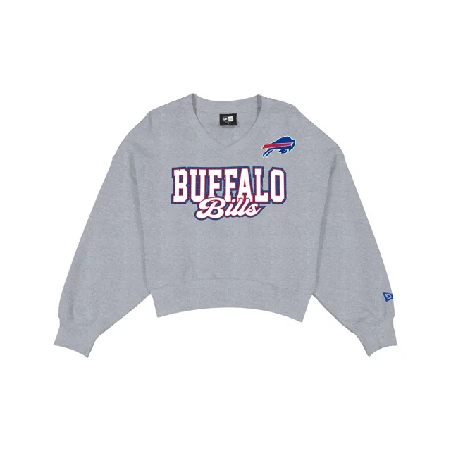 Buffalo Bills Col rond pailleté gris chiné pour femme