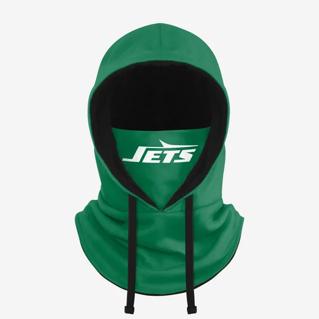 New York Jets Guêtre à capuche rétro avec cordon de serrage