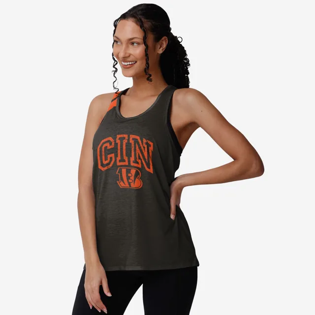 Cincinnati Bengals Haut sans manches Team Twist pour femmes