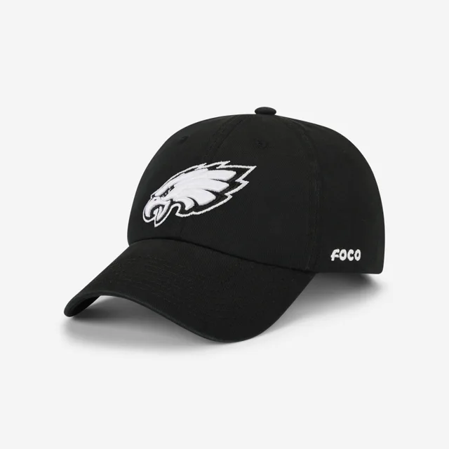 Casquette décontractée noire et blanche Philadelphia Eagles