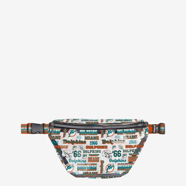 Miami Dolphins Répétez le sac banane transparent à imprimé rétro