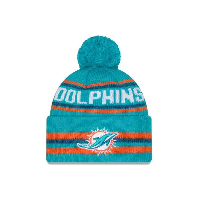 Miami Dolphins Bonnet classique en tricot à pompon