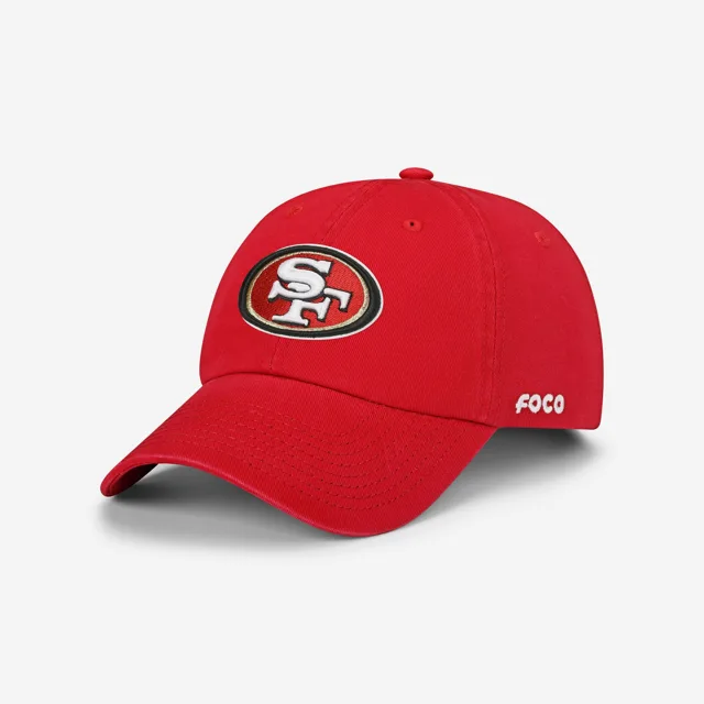 Casquette décontractée avec logo principal San Francisco 49ers