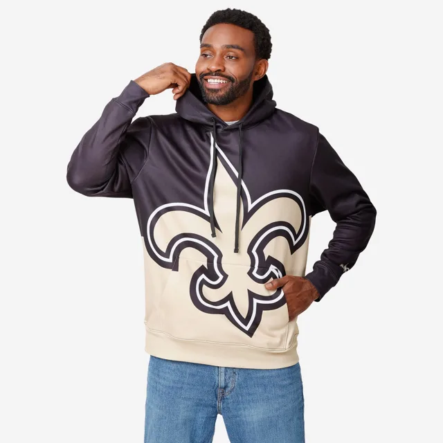 Sweat à capuche New Orleans Saints avec logo en gras