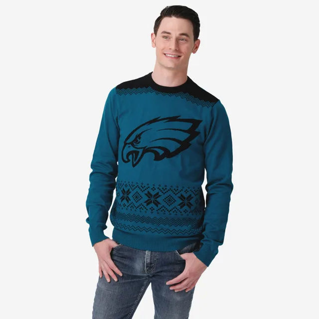 Philadelphia Eagles Pull de Noël avec grand logo