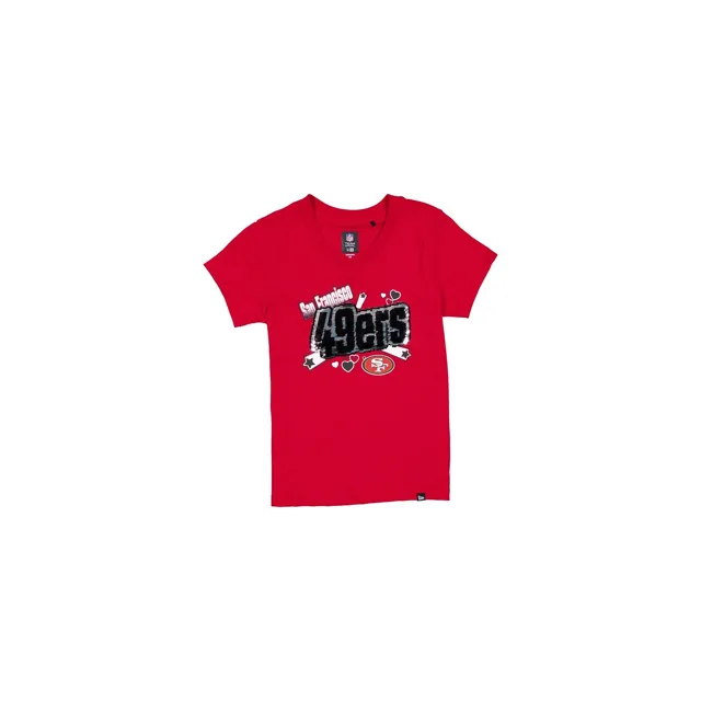 San Francisco 49ers T-shirt à paillettes pour filles