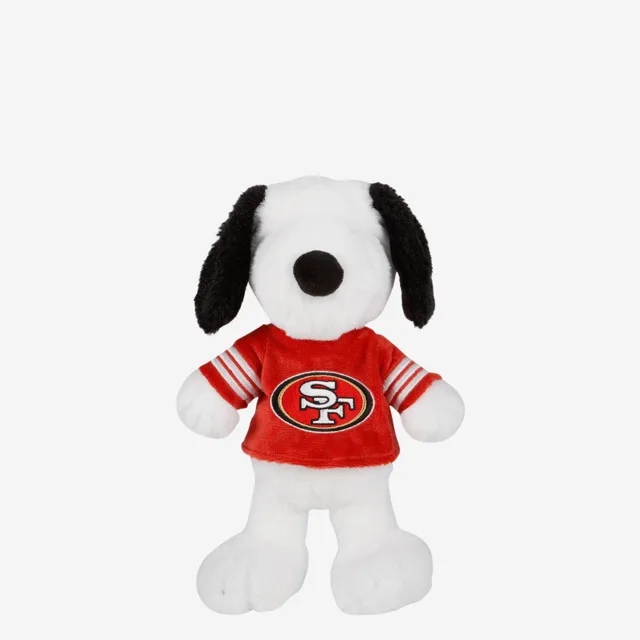 San Francisco 49ers Snoopy Peanuts Team Jersey Peluche