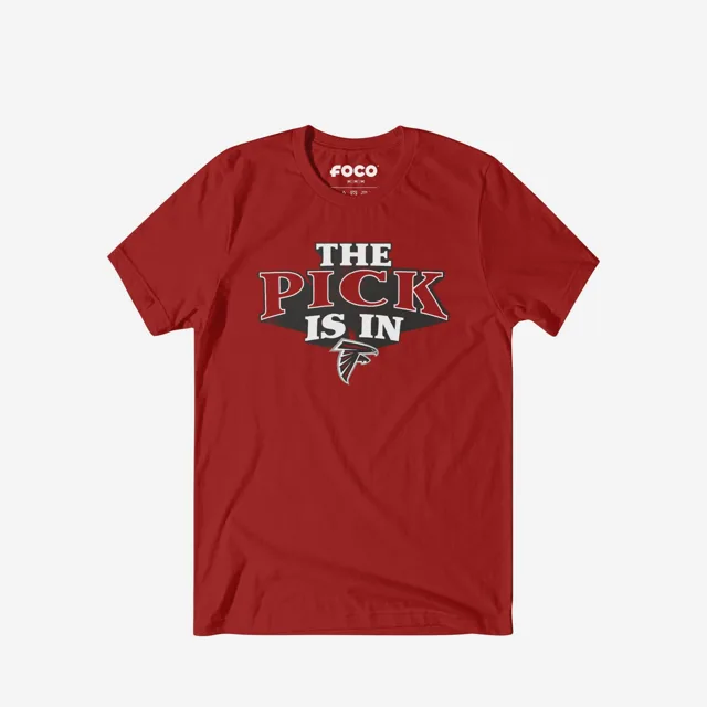 Le choix Atlanta Falcons est en t-shirt