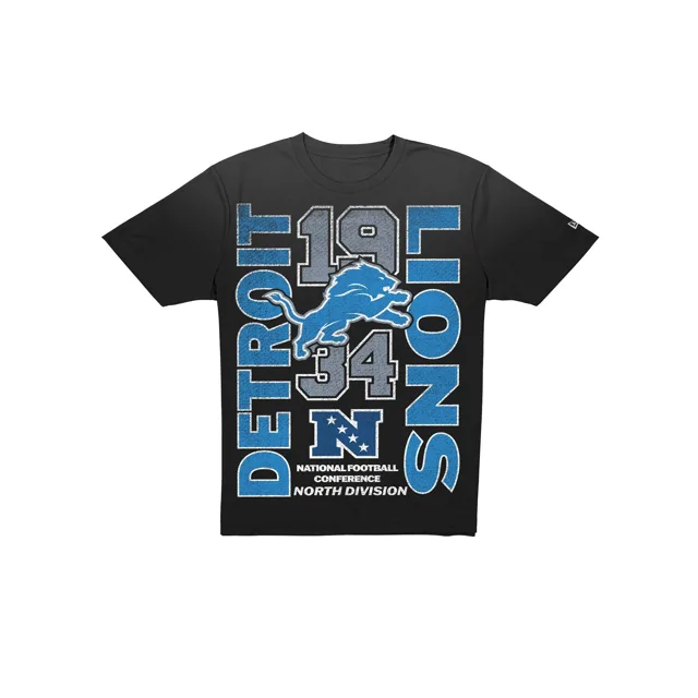 Detroit Lions T-shirt boxy délavé Sport Classics