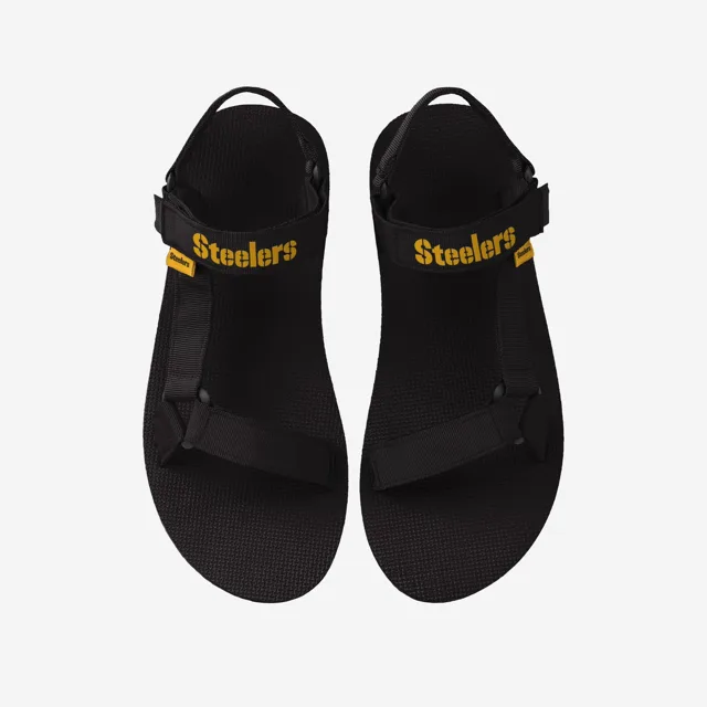 Pittsburgh Steelers Sandale à sangle solide pour hommes