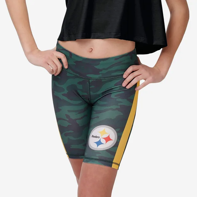 Pittsburgh Steelers Short de vélo camouflage pour femme