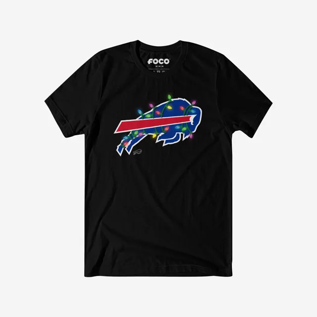 Buffalo Bills T-shirt avec logo principal Holiday Lights