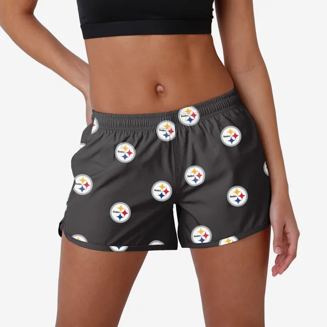 Pittsburgh Steelers Mini short de course imprimé pour femme
