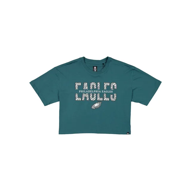 Philadelphia Eagles T-shirt court fendu pour femme