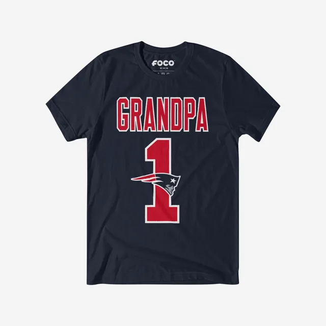 New England Patriots T-shirt grand-père numéro 1