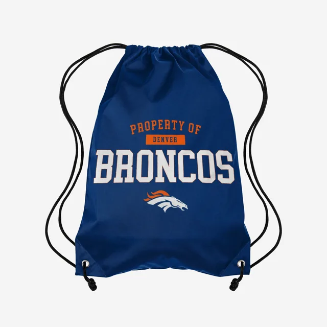 Propriété Denver Broncos du sac à dos à cordon