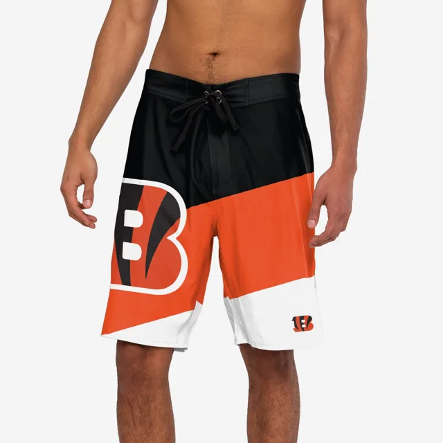 Cincinnati Bengals Boardshort de plongée couleur
