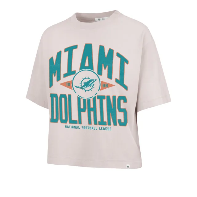 Miami Dolphins WINDTHROW '47 RAVINE CROP TEE FEMME