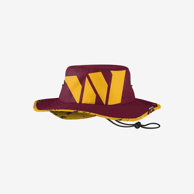 Washington Commanders Chapeau Boonie hybride court à grand logo