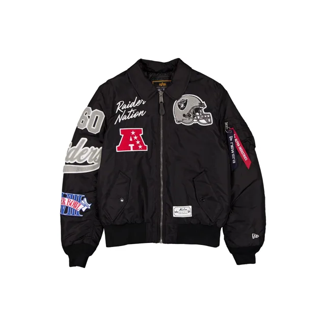 Veste de vol Alpha Industries x Las Vegas Raiders MA-1