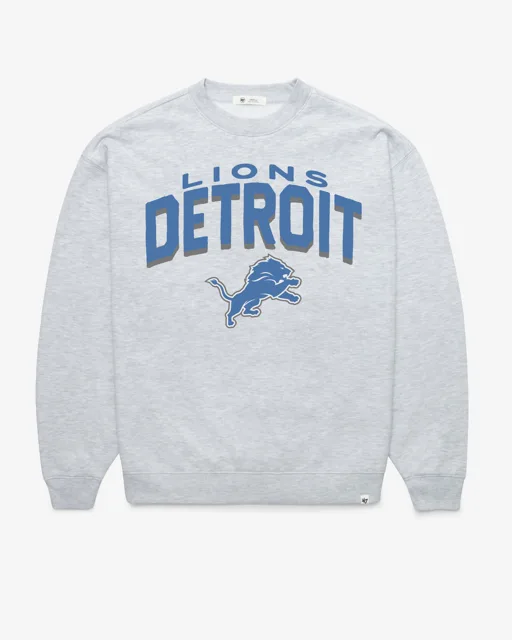 Detroit Lions CAMPUS ARCH CLOUD '47 CREW SURDIMENSIONNÉ FEMME